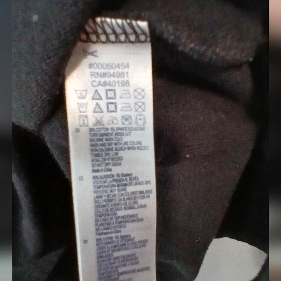 Forever 21 Black Long Sleeve Shirt with Graphic Sleeves Women's Small Casual - Picture 4 of 5